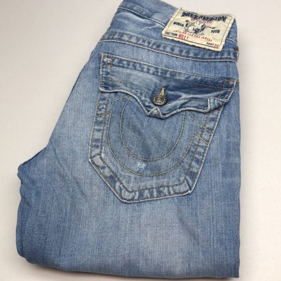 True Religion Other - DISTRESSED MENS VINTAGE TRUE RELIGION JEANS 31x30 MADE IN USA 🇺🇸